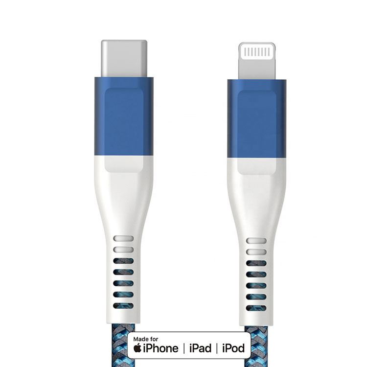Custommized Type C To Lighting Cable From Original MFI Certified MFI Cable Manufacturer C94 8 pin 3A Fast Charger Cable