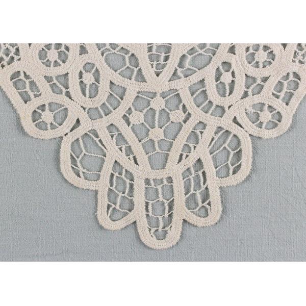 Embroidered Guipure Lace Neck Collar Applique Cotton Venice Lace For Fashion Dresses