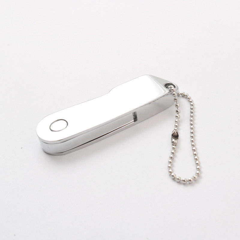 Twist Metal Usb 2.0 With Keychain 32GB 64GB 128GB Fast UDP Chip