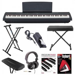 China Yamaha P-125B 88-Key Weighted Action (GHS) Digital Piano (Black) Bundle with Knox Double X Stand Knox Wide Bench Sustain on sale