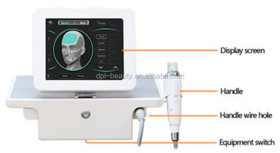 Golden Nano Fractional RF Microneedling Devices For Home Acne Removal