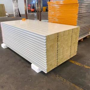Quality Cleanroom Sandwich Panels Rock Wooll 50mm 75mm 100mm wholesale