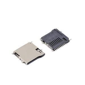 Quality 9p T Flash Card Memory Card Connectors Push Type 10000 Cycles wholesale