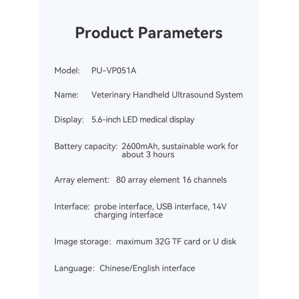 Yonker Veterinary Ultrasound Pregnancy Ultrasound Scanner for Animal Dog Vet Portable Digital Ultrasound