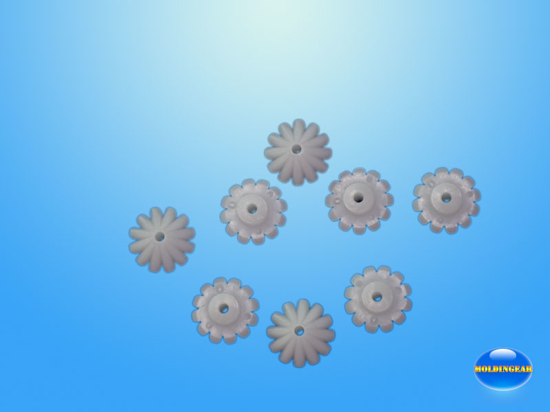 OEM manufacture of customized designed plastic bevel gear for toy car