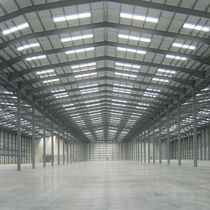 Sandwich Panel Prefab Workshop Steel Structure With USA Standard Welding