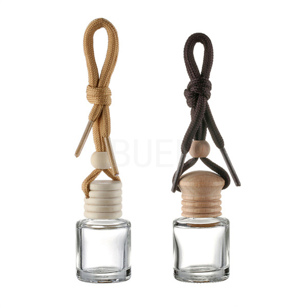 Air Fresheners Empty Car Diffuser Bottles Wooden cap Rectangle
