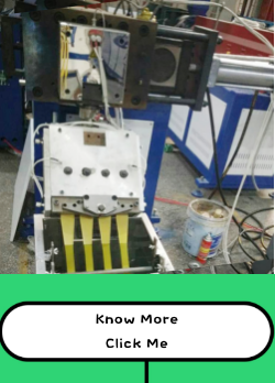 Packing Belt Making Machine , Single Screw PET Strapping Band Extrusion Line