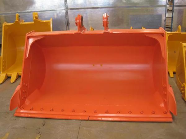 Versatile Trenching Digger Bucket Yellow / Black For Different Construction