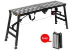 Multipurpose Folding Aluminum Platform Compact Ladder Stools Structure