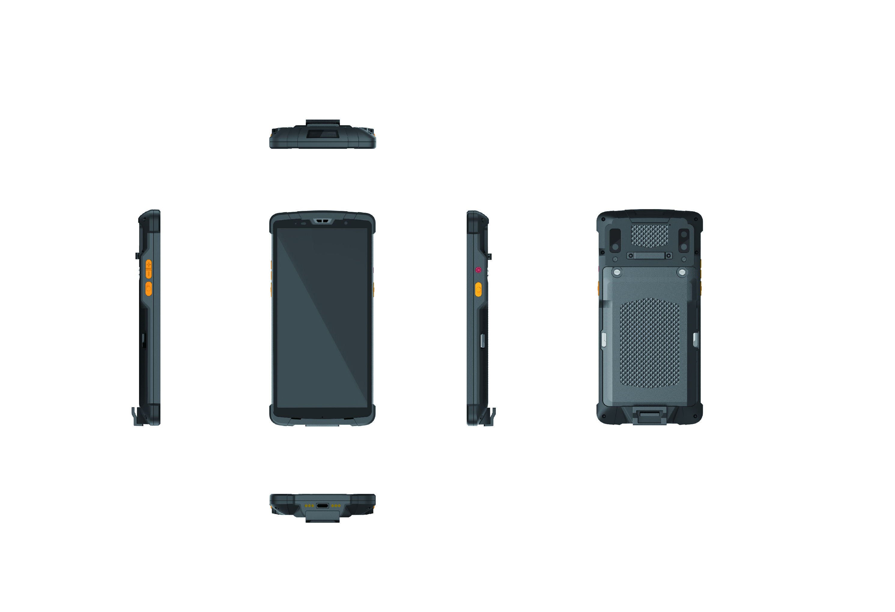 IP65 SD60 Logistics Handheld PDAs Bar Code Scanners Octa Core 2GHz CPU Removable Battery