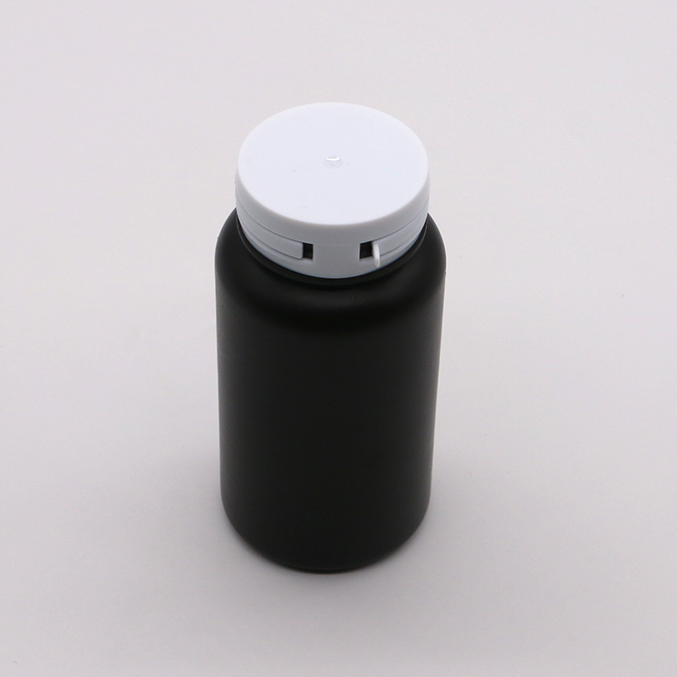 150ml HDPE Empty Plastic Solid Powder Medicine Bottles with Pull Tearing off Ring Cap