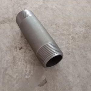 Quality 3/4 Inch Swage Pipe Nipple Black Carbon Steel Threaded Fittings NPT For Gas / Oil wholesale