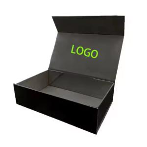 Quality CMYK / Pantone Printing Rigid Box Packaging Black Cardboard wholesale