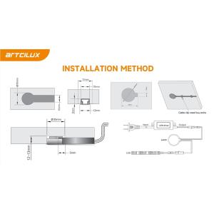 Smart Home Single-Key Touch Remote Controller Recessed Mounting