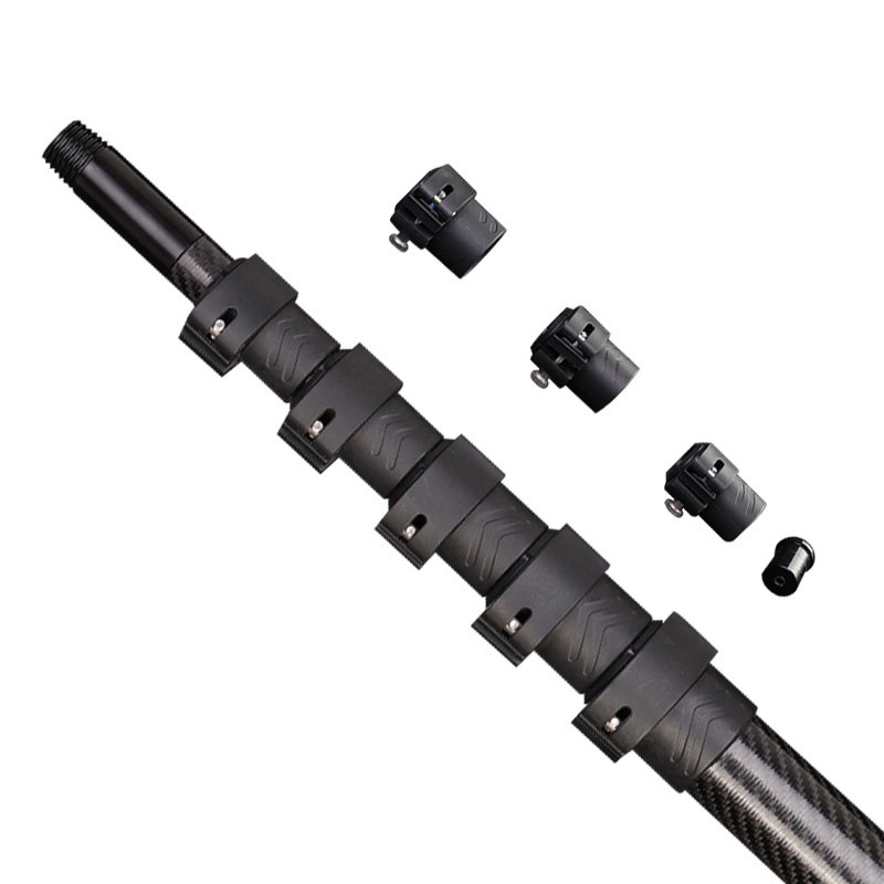 Lightweight Telescopic Pole System 100% 3K Carbon Fiber Tube