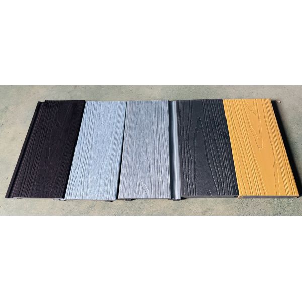 METALLIC WPC PANELS WITH LUXURY PATINA GLIMMER GOLD DECKING