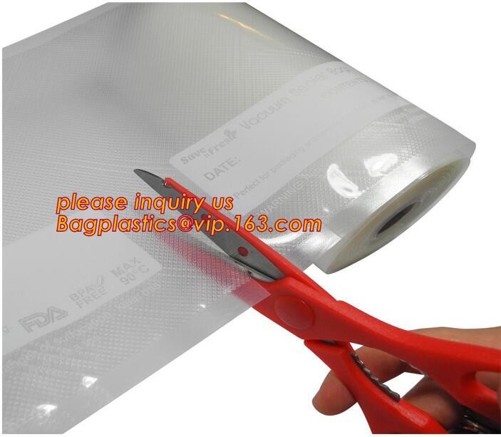 vacuum heat sealing bag Embossed Vaccum Compressed Bag Recyclable Plastic Vacuum Sealer Bags For Food Reusable Food Vacu
