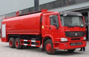 Quality 6X4 LHD Tanker Fire Truck / Fire Department Ladder Truck / Industrial Fire Trucks wholesale