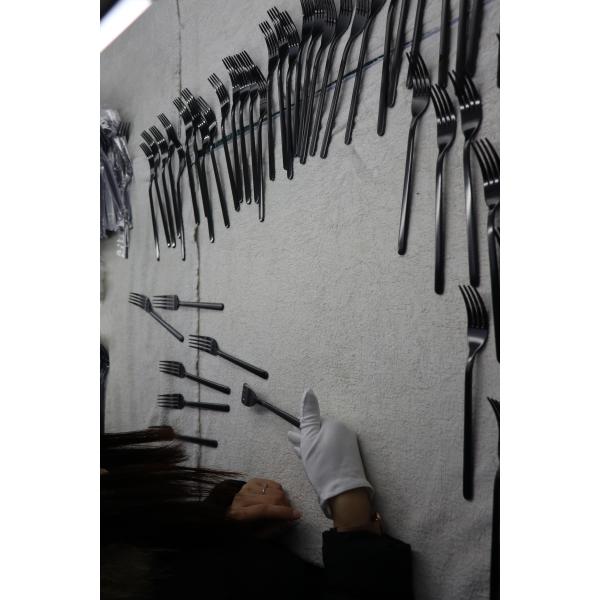 Stainless Steel Forks Spoons And Knives PVD Gold Plating