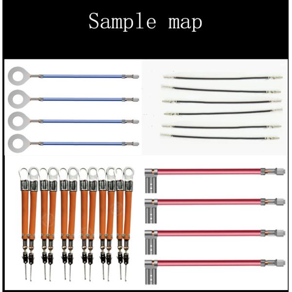 AC220V Fully Servo Double Head Terminal Machine With LCD Screen