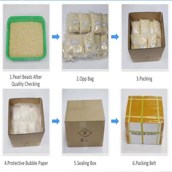 Highlight Abs Imitation Pearl Straight Hole Beading Factory Direct Supply Bag Clothing Accessories Accessories Wholesale