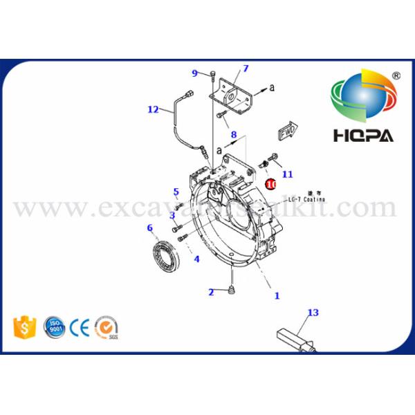 VH89411E0050 S894111280 029600-570 Camshaft Speed Sensor For Kobelco SK200-8 J05E