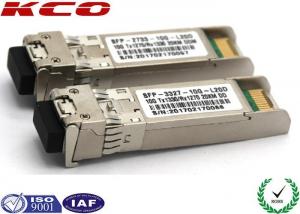 China 20KM 10GB Single Mode Simplex LC Connector SFP Fiber Optic Transceiver With DDM on sale