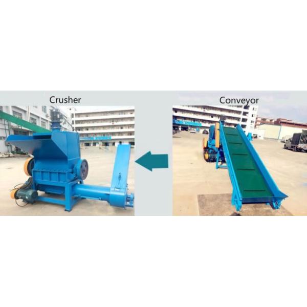 OEM Polystyrene Recycling Machine For PET Bottle Label Separation In Tire Recycling Line