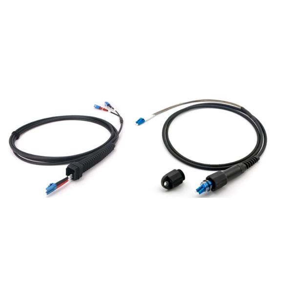 Fullaxs Duplex LC CPRI Optical Armored Fiber Cable BBU To RRU