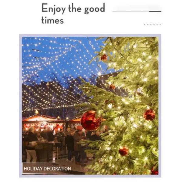 SMD0603 300MA Solar LED String Lights Color Change Reelable For Chrismas