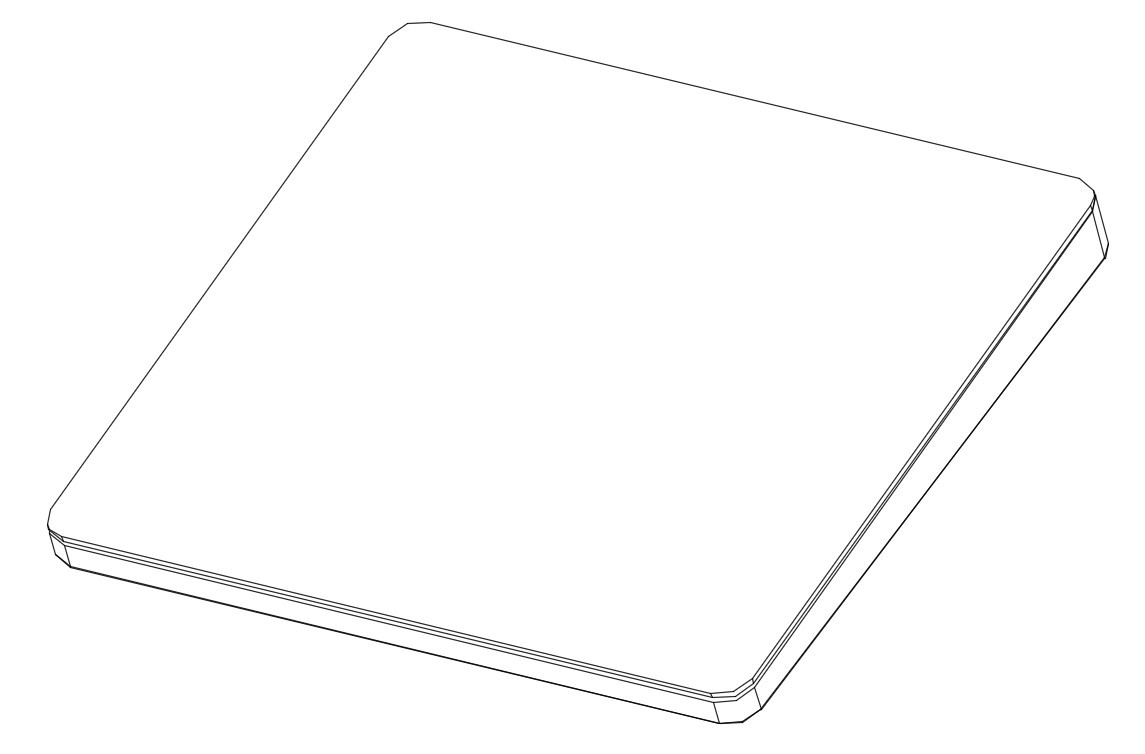 Super Thin Standalone Touchpad High Sensitive Heat Tempered Glass