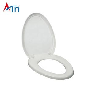 China Modern Slow Down Close Sanitary Toilet Seat Covers , Auto Elongated Lid Cover on sale