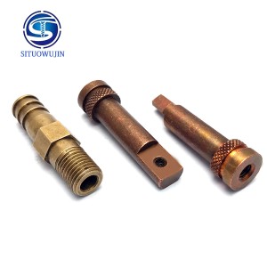 CE Hexagonal Copper Parts Adjusting Pins Pineapple Pattern AI Hardware