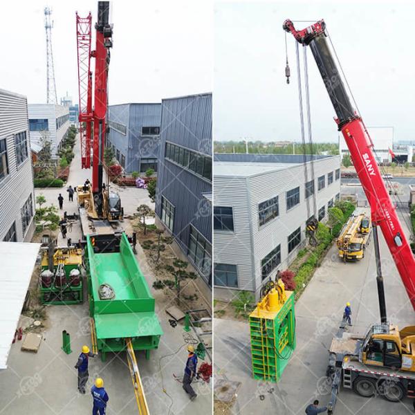 Scrap Iron Hammer Mill Large Scrap Metal Shredder For Recycling Aluminium Copper 14