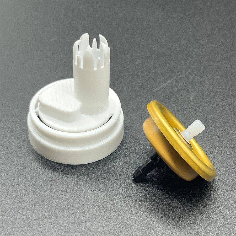 Eco-Friendly Hair Styling Product Valve | Biodegradable Materials | 0.8mm Orifice for Mousse and Gels