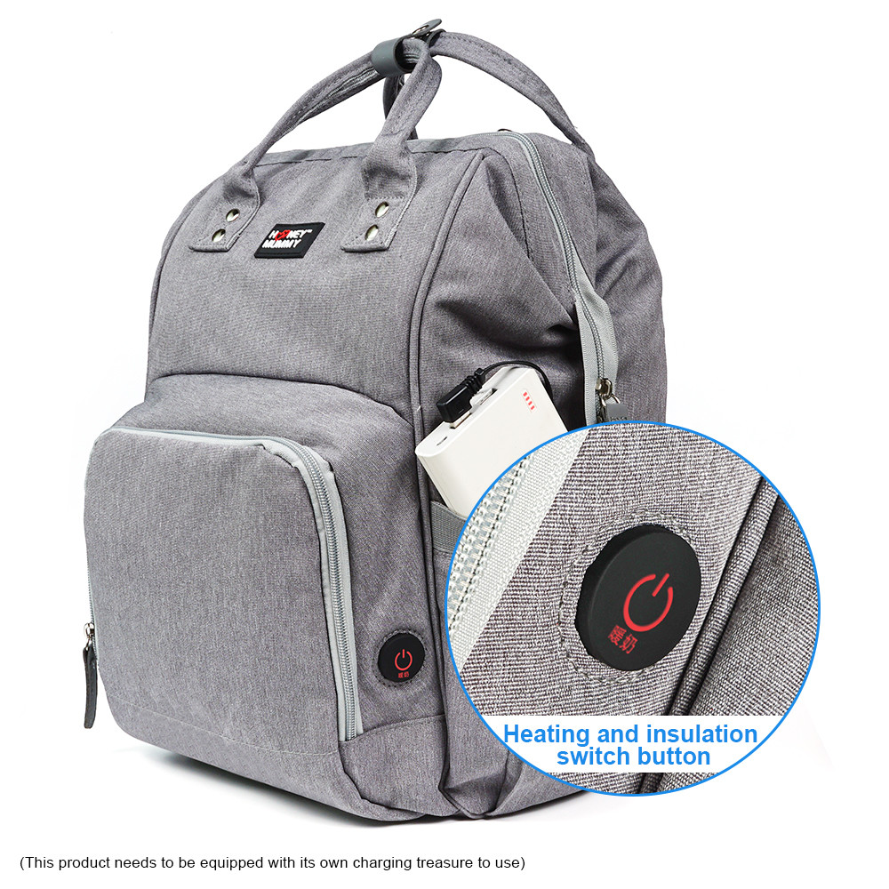 Customized Logo Insulation UV Disinfection Diaper Bag