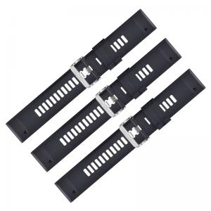 China Women Men Sport TPU Rubber Watch Bands Strap 26mm Width Replacement on sale