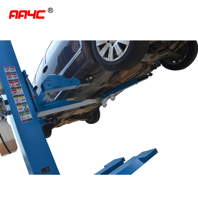 Hydraulic One Post Vehicle Lift Single Post Car Hoist 2.5T 1.8M Manual Parking