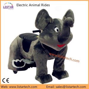 China Plush Electrical Animal Toy Car Happy Wheels Game Electric Toy Animal for Rental Business on sale
