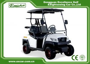 Quality 48V Trojan Battery Electric Golf Carts 2 Seater White Club Car Electric Golf Car wholesale