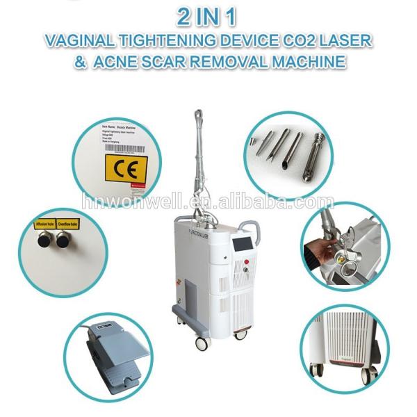 Factory directly fractional co2 laser wart removal machine with ance treatment