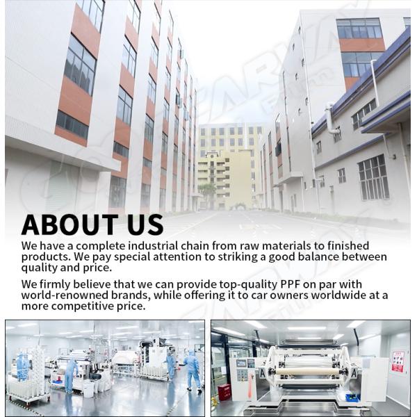 6.5mil TPU Color PPF Film Self Healing Multi Color Car Wrap 1.52x15m