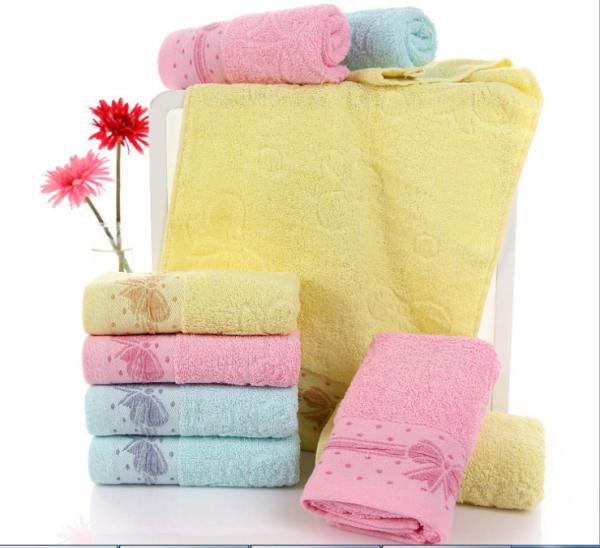 Hot sale beautiful bulk monogram egyptian cotton Jacquard towels