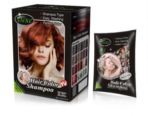 Quality Dexe  Hair color Shampoo natural hair dye easy hair dye No side effect to the head wholesale