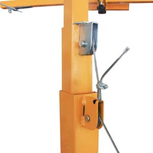 4m Professional Plasterboard Lifter , Hand Operated Plasterboard Jack Lift