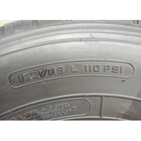 16 Inch Rim Steel Belted Radial Tires Black Color 7.50R16LT High Durability