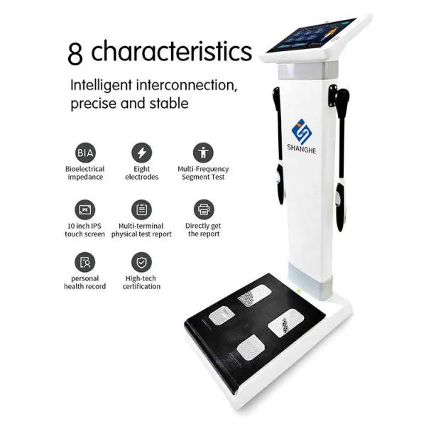 Intelligent Body Composition Analyzer Fat Analysis Machine by Bioelectrical