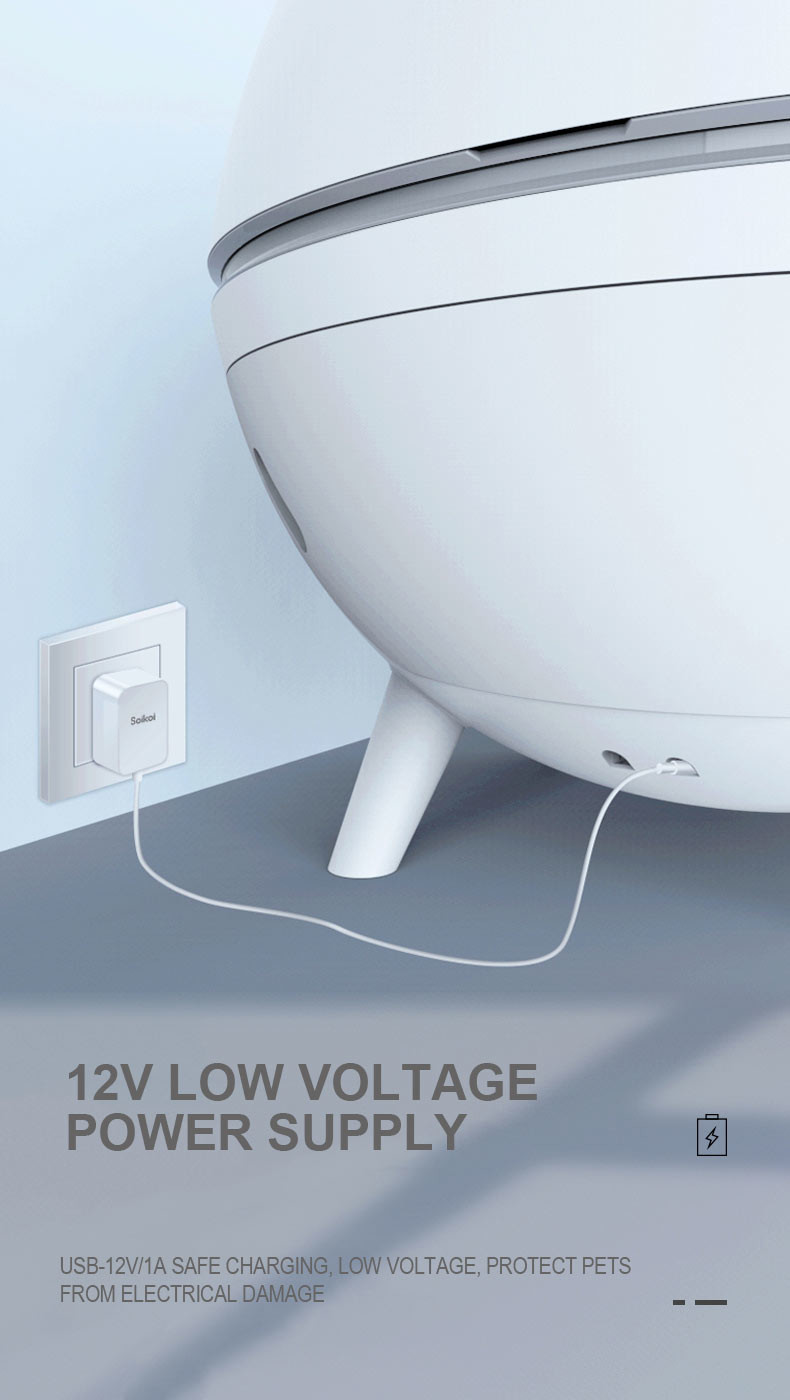 Deodorant Auto Cat Litter Box 3L , 220V Automatic Toilet For Cats