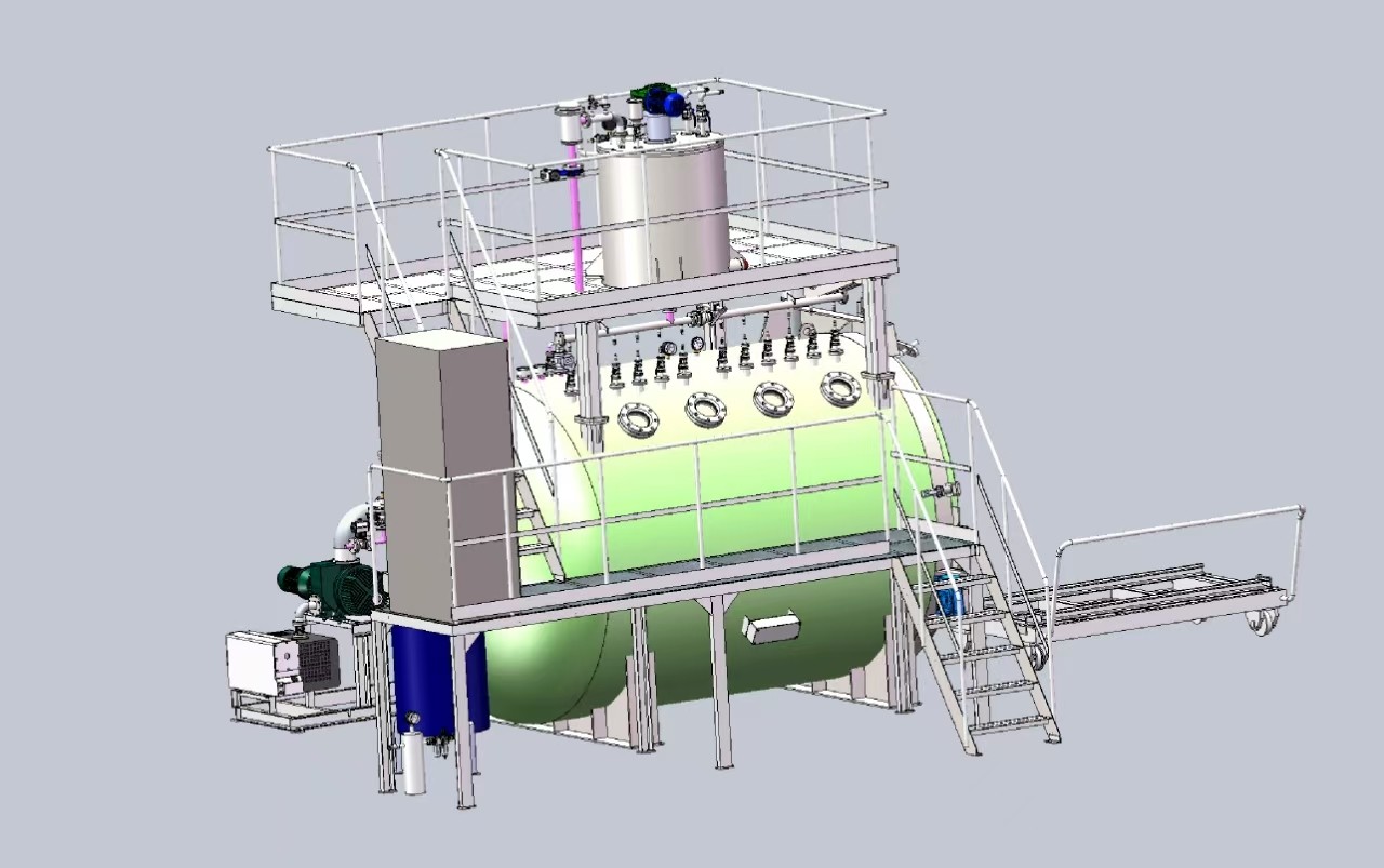 Automatic Powder Mixing Vacuum Pressure Casting for Epoxy Resin Filler